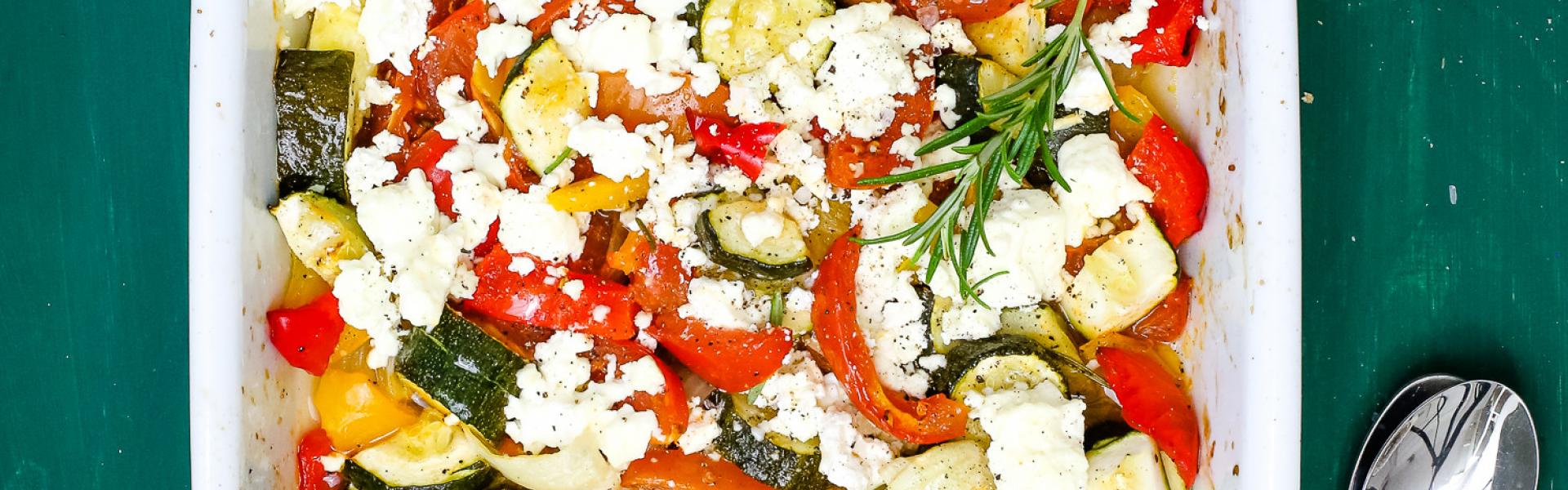 Ofengemüse Mit Feta - Mediterranes Soulfood Ganz Low Carb