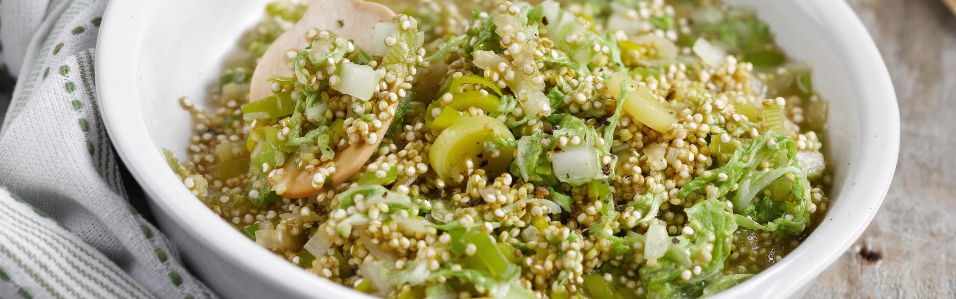 Quinoa-Topf mit Lauch und Chinakohl im Cookit| Simply Yummy