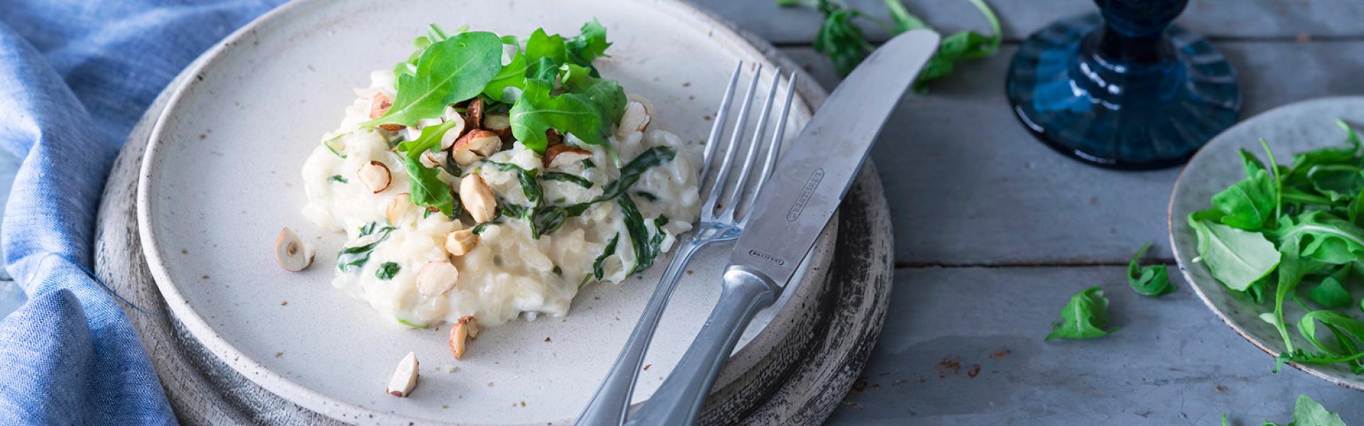 Rucolarisotto mit Ziegenfrischkäse im Cookit | Simply Yummy