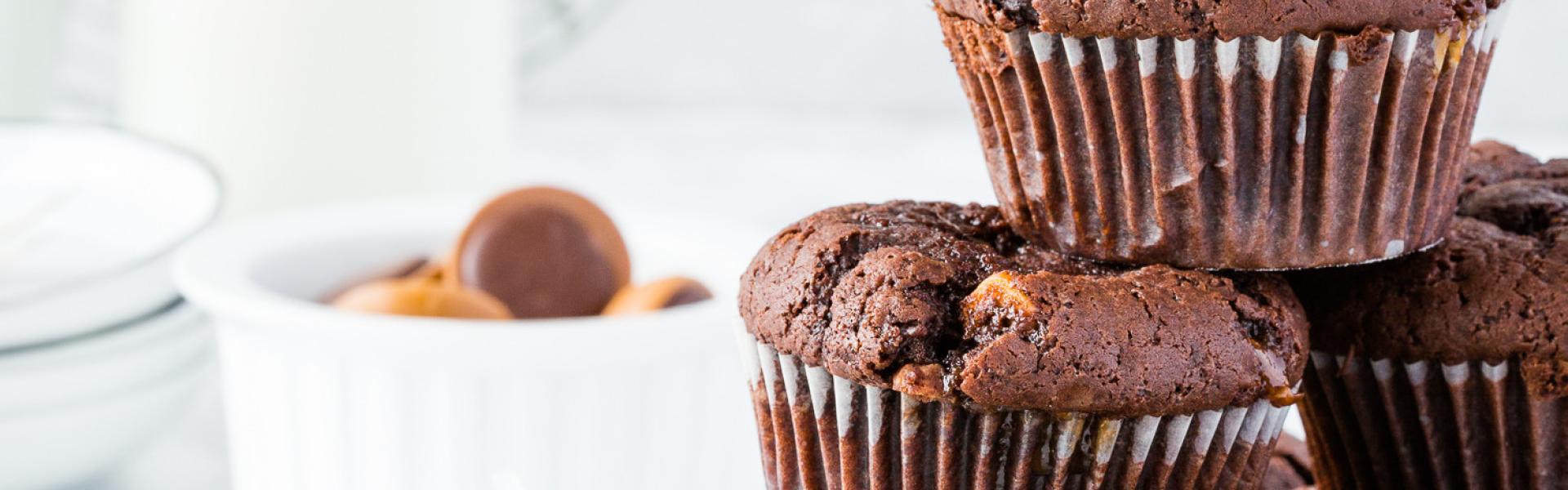 Toffifee-Muffins mit doppelt Schokolade | Simply Yummy