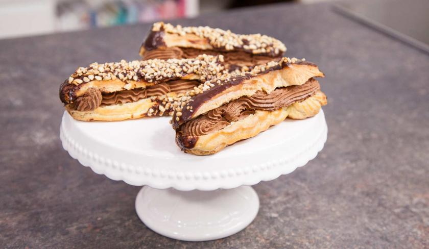 Schoko-Nuss-Eclairs | Simply Yummy