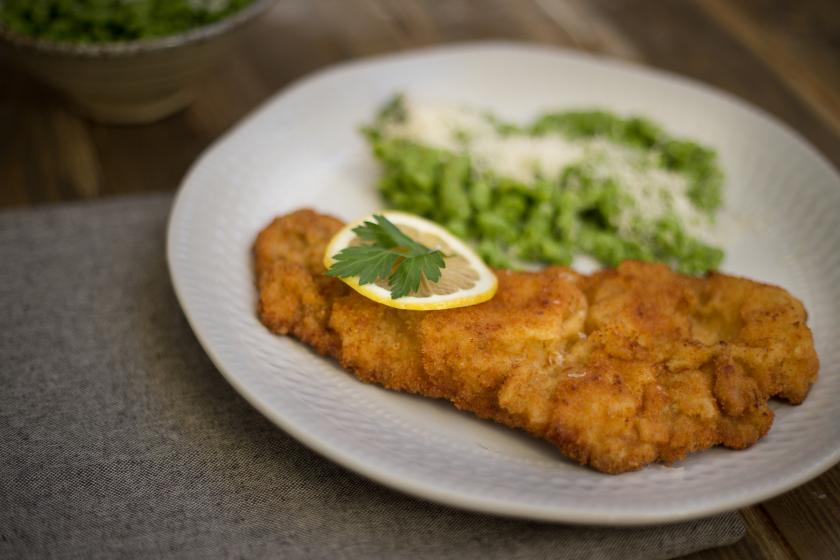 Wiener Schnitzel Mit Spinatknopfli