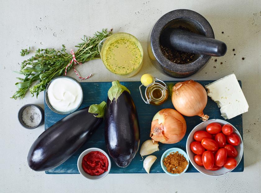 Überbackene Aubergine mit Fetacreme | Simply Yummy